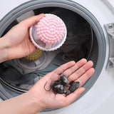 3pcs Hair & Lint Remover for Laundry - 2-in-1 Washing Machine Filter with Floating Mesh Bag, No Power Needed