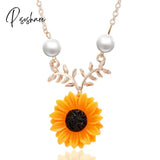 Fashion Korean Style Small Daisy Flower Earring For Women Asymmetrical Butterfly Leaves Flowers