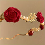 Vintage French Style Hair Accessory for Women, Perfect for Parties & Photo Shoots