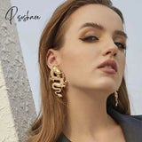 Female Unusual Earring Dragon Long Earrings For Women High-Grade Metal Personality Pendant Unique