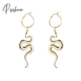 Female Unusual Earring Dragon Long Earrings For Women High-Grade Metal Personality Pendant Unique