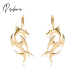 Female Unusual Earring Dragon Long Earrings For Women High-Grade Metal Personality Pendant Unique