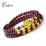 Feng Shui Men’s Lucky Prayer Beads Bracelet For Men Women Wristband Gold Color Pixiu Wealth And