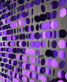 Festival Party Supplies Pvc Sequins Curtain Interior Decorative Curtains Diy Wedding Purple