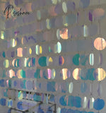 Festival Party Supplies Pvc Sequins Curtain Interior Decorative Curtains Diy Wedding Transparent Ab