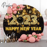 Fireworks Round Backdrop Photography Merry Christmas Happy New Year Festival Party Baby Portrait