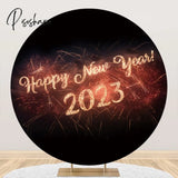 Fireworks Round Backdrop Photography Merry Christmas Happy New Year Festival Party Baby Portrait