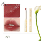 Flower Series Heart-Shaped Lipstick Nourishing Mirror Water Jelly Lip Makeup Long-Lasting