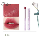 Flower Series Heart-Shaped Lipstick Nourishing Mirror Water Jelly Lip Makeup Long-Lasting