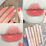 Flower Series Heart-Shaped Lipstick Nourishing Mirror Water Jelly Lip Makeup Long-Lasting