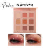 Focallure 9 Color Eyeshadow Palette Waterproof Long-Lasting Eye Pigmentse Pearlescent Matte Shimmer