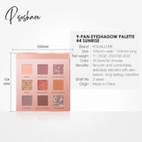 Focallure 9 Color Eyeshadow Palette Waterproof Long-Lasting Eye Pigmentse Pearlescent Matte Shimmer