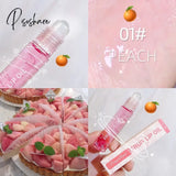 Fresh Fruit Roll-On Lip Balm Primer Moisturizing Transparent Oil Long Lasting Gloss Tint Care 01