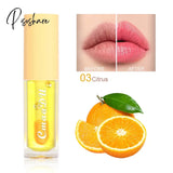 Fruit Lip Gloss Temperature Color Changing Mirror Oil Plumping Moisturizing Reducing Lines