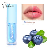 Fruit Lip Gloss Temperature Color Changing Mirror Oil Plumping Moisturizing Reducing Lines