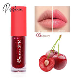 Fruit Lip Gloss Temperature Color Changing Mirror Oil Plumping Moisturizing Reducing Lines