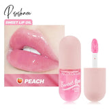 Fruity Lip Oil Relieves Dry Moisturizing Gloss Fades Water Light Lips Big Brush Head Cute Korean