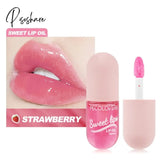 Fruity Lip Oil Relieves Dry Moisturizing Gloss Fades Water Light Lips Big Brush Head Cute Korean