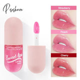 Fruity Lip Oil Relieves Dry Moisturizing Gloss Fades Water Light Lips Big Brush Head Cute Korean