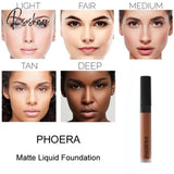 Full Cover Liquid Concealer Foundation Cream Makeup Face Eyes Dark Circles Scars Acne Base Cosmetic