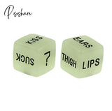 Funny Glow In Dark Love Dice Toys Adult Couple Lovers Games Aid Sex Party Toy Valentines Day Gift