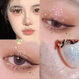 Galaxy Shimmer Eyeshadow Long-Lasting Waterproof Sequins Pearlescent Eyeliner Shiny Eye Makeup