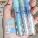 Gemini Series Sequins Liquid Eyeshadow Glitter Diamond Eye Shadow Shiny Eyes Double Head Comestic Tools  Korean Makeup 24H Ship