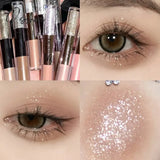 Gemini Series Sequins Liquid Eyeshadow Glitter Diamond Eye Shadow Shiny Eyes Double Head Comestic