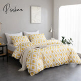 Geometric Leaf Europe Pastoral Style Bedding Sets Duvet Cover 200X200 Nordic Bed 150 Pillowcase And