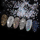 Glitter Caviar Nails Rhinestones Fairy Micro Crystal Beads 3D Nail Art Accessories Diy Pixie Design