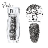 Glitter Caviar Nails Rhinestones Fairy Micro Crystal Beads 3D Nail Art Accessories Diy Pixie Design