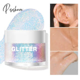 Glitter Diamond Highlighter Gel Liquid Eye Shadow Face Body Multi-Purpose Nail Art Hair Sequins