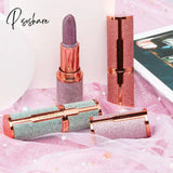 Glitter Diamonds Lipstick 3 Colors Waterproof Temperature Change Lipsticks Long Lasting Non-Stick