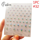 Glitter Face Rhinestone Sticker Self Adhesive Body Eye Shadow Diamonds Bling Party Festival