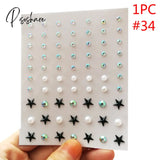 Glitter Face Rhinestone Sticker Self Adhesive Body Eye Shadow Diamonds Bling Party Festival