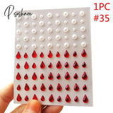 Glitter Face Rhinestone Sticker Self Adhesive Body Eye Shadow Diamonds Bling Party Festival