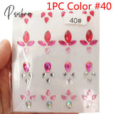 Glitter Face Rhinestone Sticker Self Adhesive Body Eye Shadow Diamonds Bling Party Festival