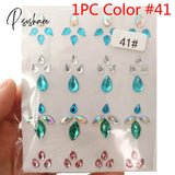 Glitter Face Rhinestone Sticker Self Adhesive Body Eye Shadow Diamonds Bling Party Festival