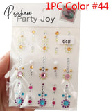 Glitter Face Rhinestone Sticker Self Adhesive Body Eye Shadow Diamonds Bling Party Festival