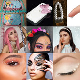 Glitter Face Rhinestone Sticker Self Adhesive Body Eye Shadow Diamonds Bling Party Festival