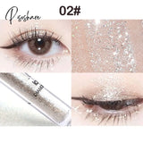 Glitter Highlighter Liquid Eye Shadow Eyeliner Durable Waterproof Gold Shimmer And Shine Silkworm