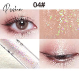 Glitter Highlighter Liquid Eye Shadow Eyeliner Durable Waterproof Gold Shimmer And Shine Silkworm