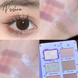Glitter Matte Eyeshadow Palette Long-Lasting Eyeshadows Shiny Eye Colored Shadows Palettes Shadow
