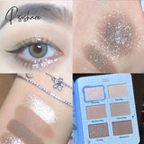 Glitter Matte Eyeshadow Palette Long-Lasting Eyeshadows Shiny Eye Colored Shadows Palettes Shadow