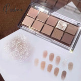 Glitter Matte Eyeshadow Palette Long-Lasting Eyeshadows Shiny Eye Colored Shadows Palettes Shadow