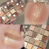 Glitter Matte Eyeshadow Palette Long-Lasting Eyeshadows Shiny Eye Colored Shadows Palettes Shadow