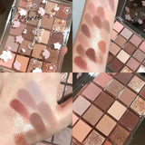 Glitter Matte Eyeshadow Palette Long-Lasting Eyeshadows Shiny Eye Colored Shadows Palettes Shadow