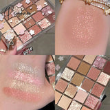 Glitter Matte Eyeshadow Palette Long-Lasting Eyeshadows Shiny Eye Colored Shadows Palettes Shadow