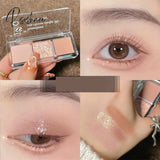Glitter Matte Eyeshadow Palette Long-Lasting Eyeshadows Shiny Eye Colored Shadows Palettes Shadow