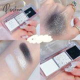 Glitter Matte Eyeshadow Palette Long-Lasting Eyeshadows Shiny Eye Colored Shadows Palettes Shadow